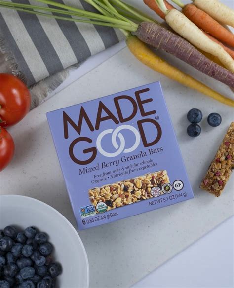 Made Good Granola Bar Mixed Berry 510oz 6 Pack The Greenline Market Best Granola Bars