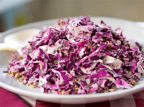 Purple Cauliflower And Red Cabbage Slaw Recipe Katie Lee Biegel