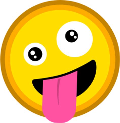 Free Silly Face Emoji SVG - Mediamodifier