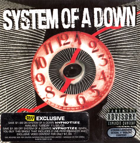 System Of A Down Hypnotize Value Added 2005 Cd Discogs