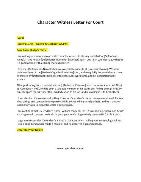 Sample Character Reference Letter For Court Domestic Violenc