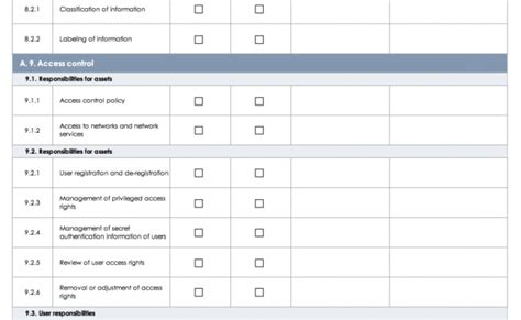 Audit Checklist Iso 27001 Checklist Otosection