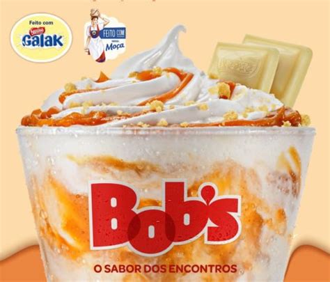 Bobs Lan A Sobremesas Chocolate Galak E Doce De Leite Mo A Isto