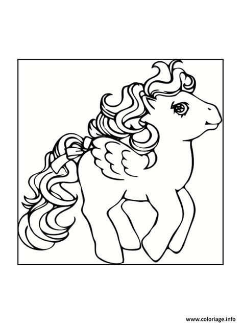 Coloriage Poney Aile De Princesse JeColorie