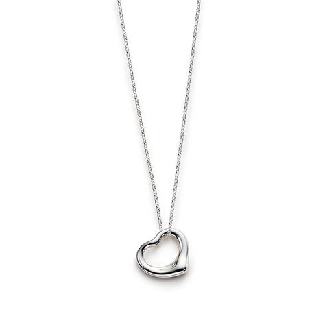 Elsa Peretti® Open Heart Pendant In Sterling Silver Tiffany And Co