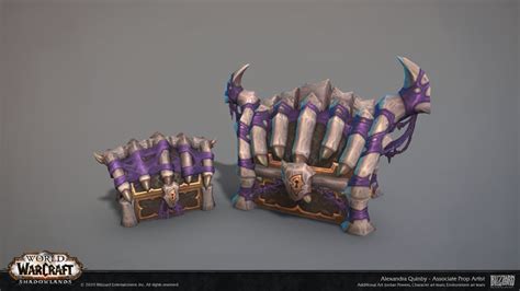 Artstation World Of Warcraft Shadowlands Maldraxxus Treasure Chests