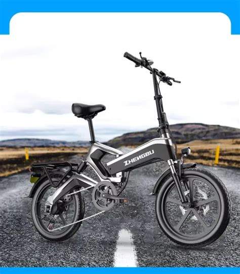 Dropship Zhengbu K6 16 Dual Full Suspension Electric Bicycle 36v 48v