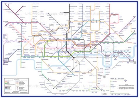 Unofficial 2022 London Tube Map Redesign On Behance