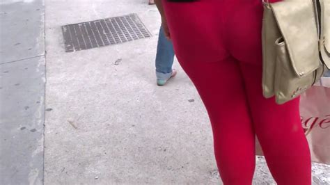 Sdruws See Through Red Leggins And Visible Thong Telegraph