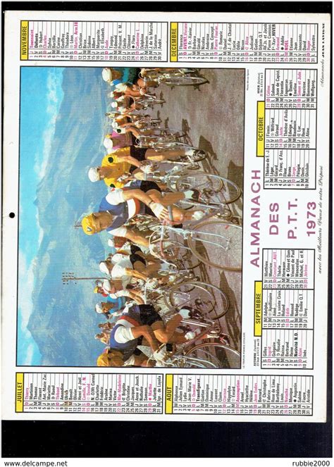 Grand Format Calendrier Tour De France Cycliste Foot