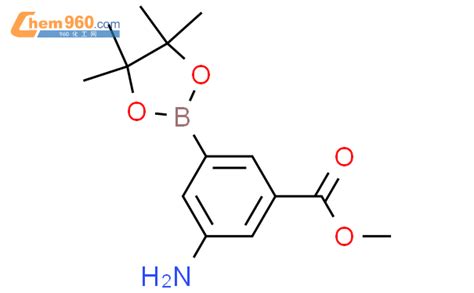 850689 27 93 氨基 5 甲氧羰基苯基硼酸频哪醇酯化学式、结构式、分子式、mol 960化工网