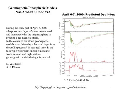 Ppt Geomagneticionospheric Models Nasagsfc Code 692 Powerpoint Presentation Id9474221