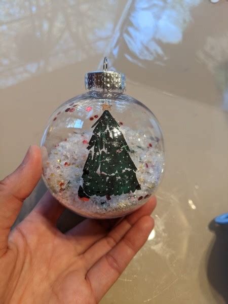 Filling Clear Christmas Ornaments My Frugal Christmas