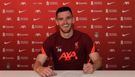 Liverpool Andy Robertson Prolonge Laventure Chez Les Reds —