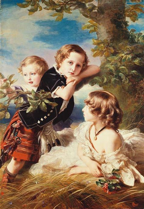 Princess Louise With Prince Arthur And Prince Leopold Franz Xaver