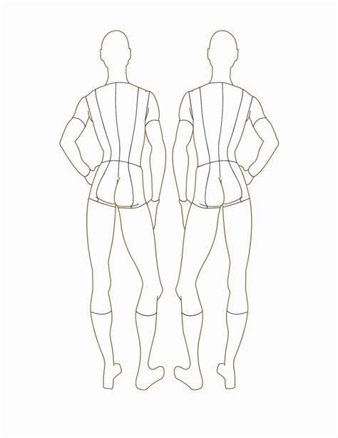 Printable Fashion Croquis Templates