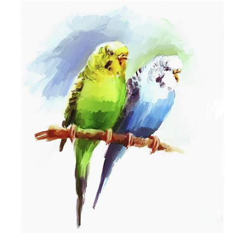 Australian Parrots Painting by Gull G