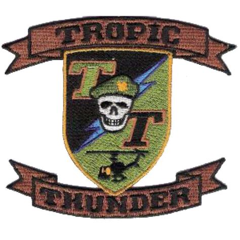 Tropic Thunder Unit Logo 4" Patch - SciFi Geeks