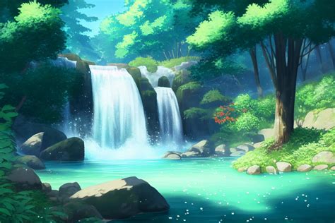 5 Waterfall Stream Background Assets Perfect for Any V-tuber Starting ...