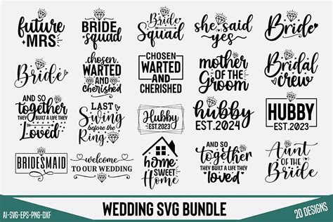 Wedding Svg Bundle Bundle · Creative Fabrica