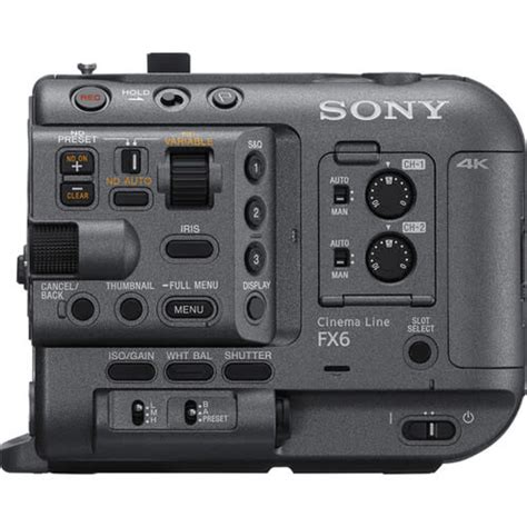 Sony FX6 Full Frame Cinema Camera Body Only Stewarts Photo