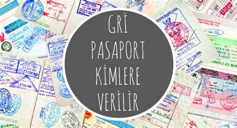 GRİ PASAPORT NEDİR KİMLERE VERİLİR HİZMET PASAPORTU Biz Evde Yokuz