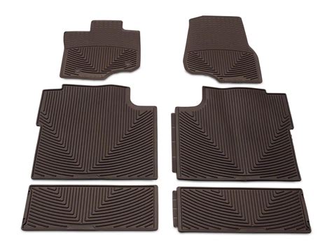 Weathertech F 150 All Weather Front Rear And Under Rear Seat Rubber Floor Mats Cocoa W345co