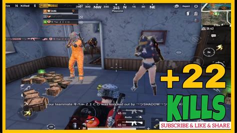 AMAZING MATCH AND KILLS 22 PUBG MOBILE YouTube