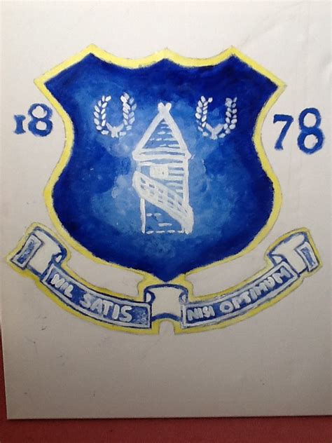 Everton badge painting by Bowandarrowshooter12 on DeviantArt