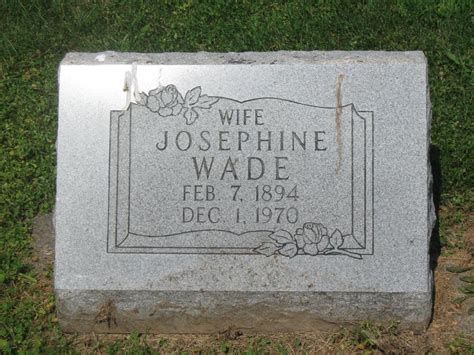 Josephine Isaac Wade Find A Grave Memorial