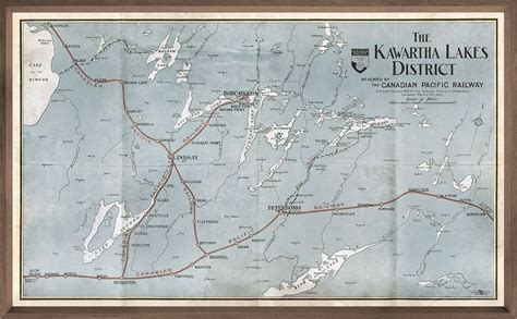 Map The Kawartha Lakes District Simplycottage