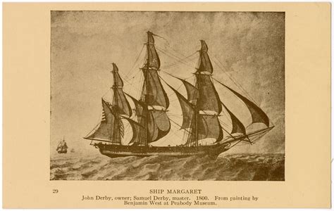 Ship Margaret Postcard Showing A Painting Of The Hist Flickr