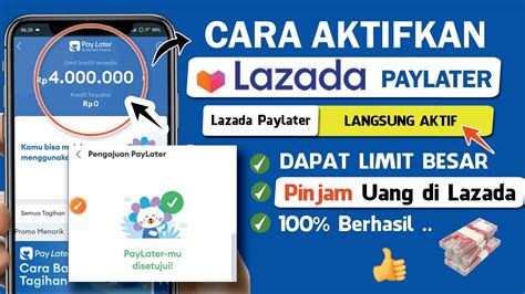 Cara Aktifkan Lazada Paylater Aktifkan Fitur Paylater Di Lazada