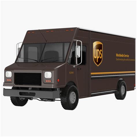 UPS Truck 3D Model $59 - .max .fbx .obj - Free3D