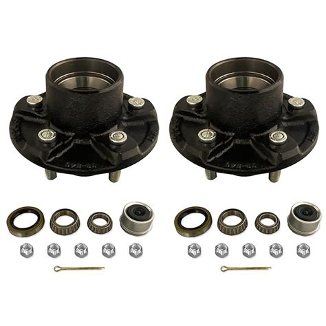 Buy M Parts Trailer Hub 2 Sets Trailer Hub Kit 5 Bolt 45 3500 Lb