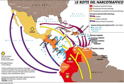 Le Rotte Del Narcotraffico Limes