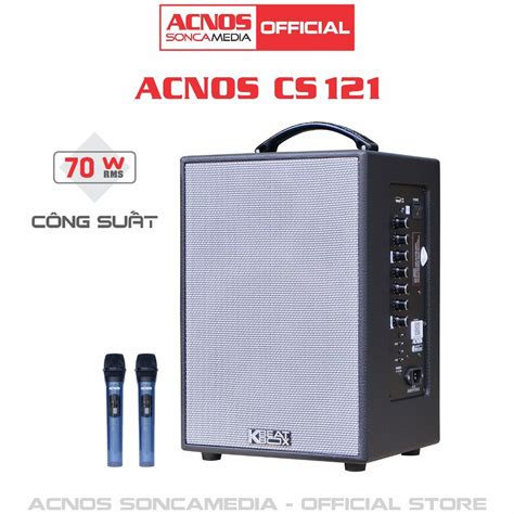 Dàn âm thanh di động xách tay ACNOS CS121 Shopee Việt Nam