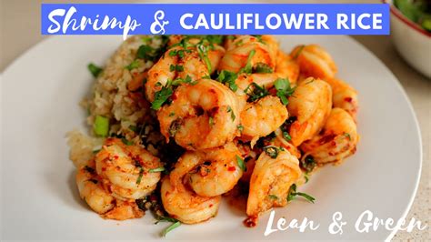 Lean And Green Shrimp And Cauliflower Rice Optavia Youtube