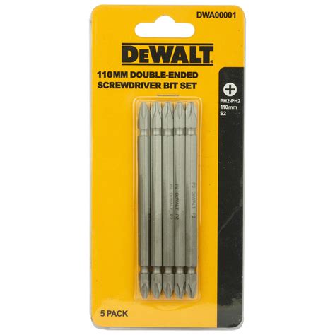 Buy Dewalt Dwa Double Ended Ph Screwdriver Bit Set Pcs Mm