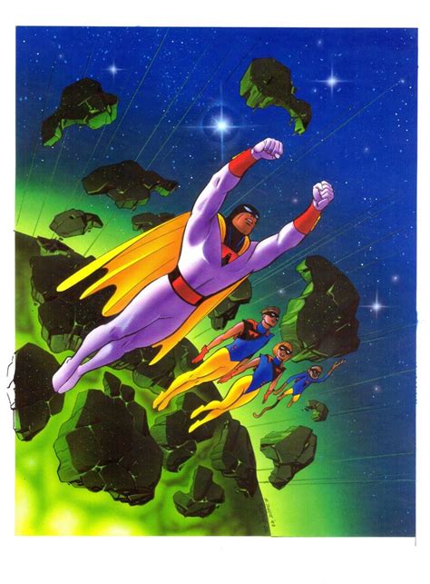 Steve Rude Space Ghost Commission Comic Art