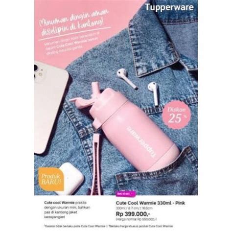 Jual Tupperware Cute Cool Warmie Thermos Ml Blue Mini Termos Drinking Flask Hot Cold