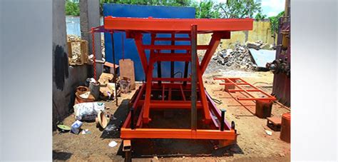 Hydraulic Stationary Scissor Lift Chennai Trichy Tada Andhra Kerala India