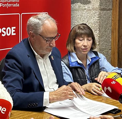 El Grupo Municipal Socialista Del Ayuntamiento De Ponferrada Afea Las