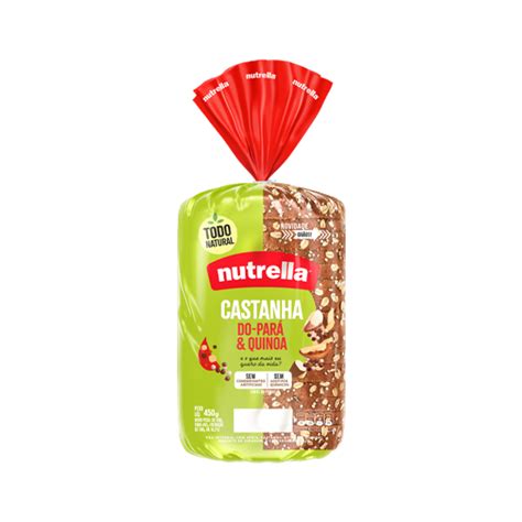 P O De Forma Integral Castanha Do Par Quinoa Nutrella Pacote