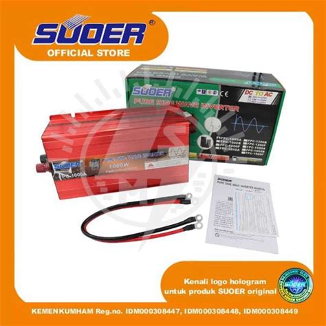 Promo Power Inverter Pure Sine Wave Watt Volt Fpc Suoer