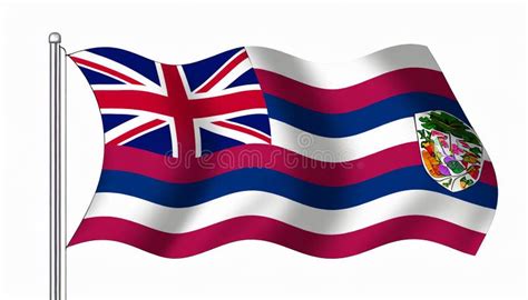 State Flag Of Hawaii Stock Illustration Illustration Of Americana