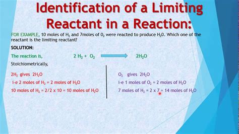 Limiting Reactant And Percent Yield Examples