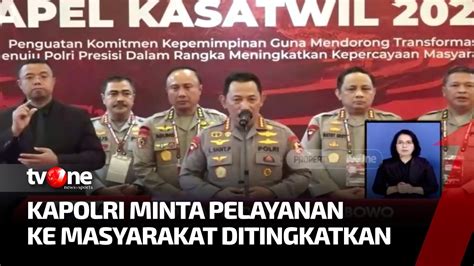 Kapolri Berikan Arahan Kepada Penjabat Utama Di Apel Kasatwil