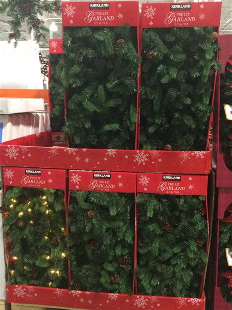 Kirkland Signature 9 Pre Lit LED Garland CostcoChaser