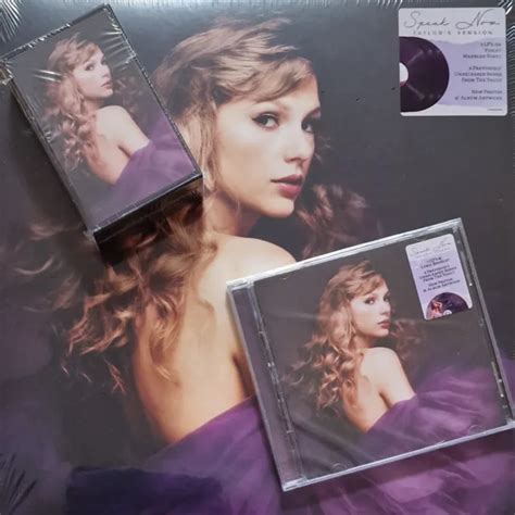 Taylor Swift Speak Now Taylors Version 3 Lp Purple Vinyl New Sealed In